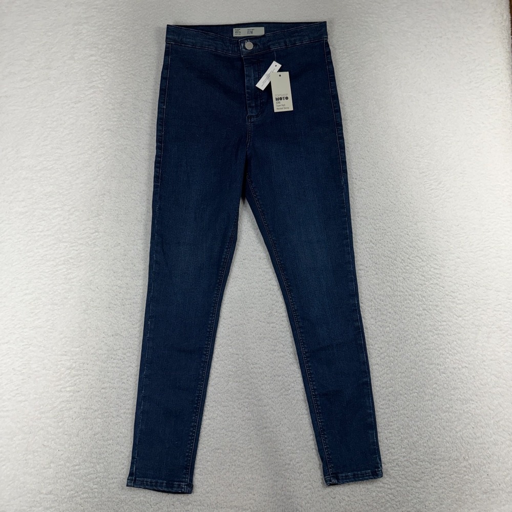 Topshop Moto Joni Super High Skinny Jeans Women's Tag - 32x30 (FITS 27x26) NWT
